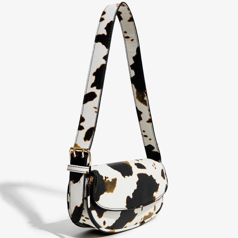 Wholesale Cow Pattern Handbag PU Leather Shoulder Bag